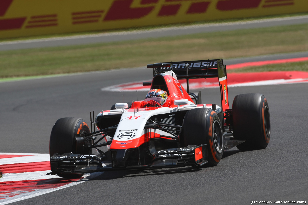 GP GRAN BRETAGNA, 04.07.2014 - Prove Libere 1, Jules Bianchi (FRA) Marussia F1 Team MR03