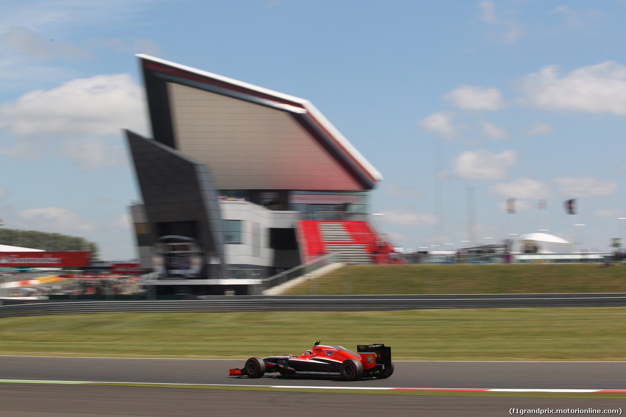 GP GRAN BRETAGNA, 04.07.2014 - Prove Libere 1, Max Chilton (GBR), Marussia F1 Team MR03