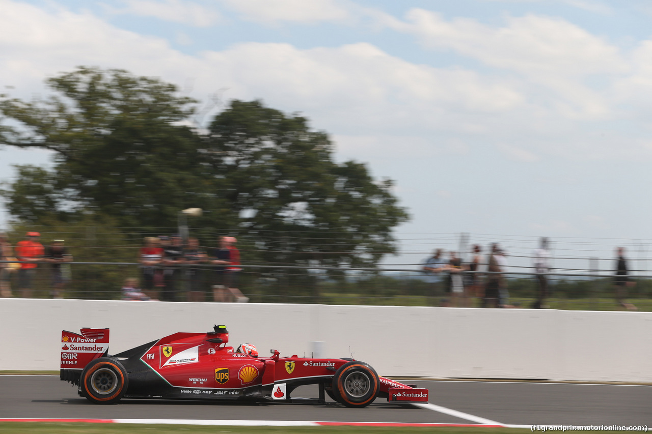GP GRAN BRETAGNA, 04.07.2014 - Prove Libere 2, Kimi Raikkonen (FIN) Ferrari F147