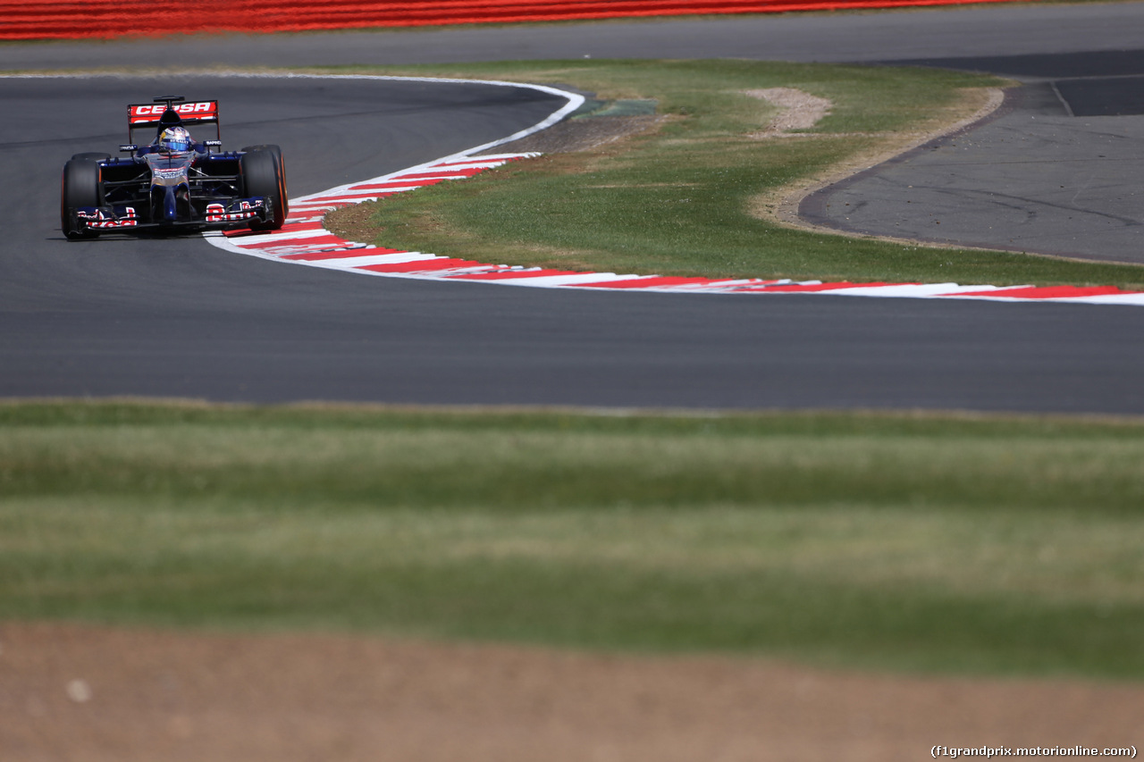GP GRAN BRETAGNA, 04.07.2014 - Prove Libere 2, Jean-Eric Vergne (FRA) Scuderia Toro Rosso STR9