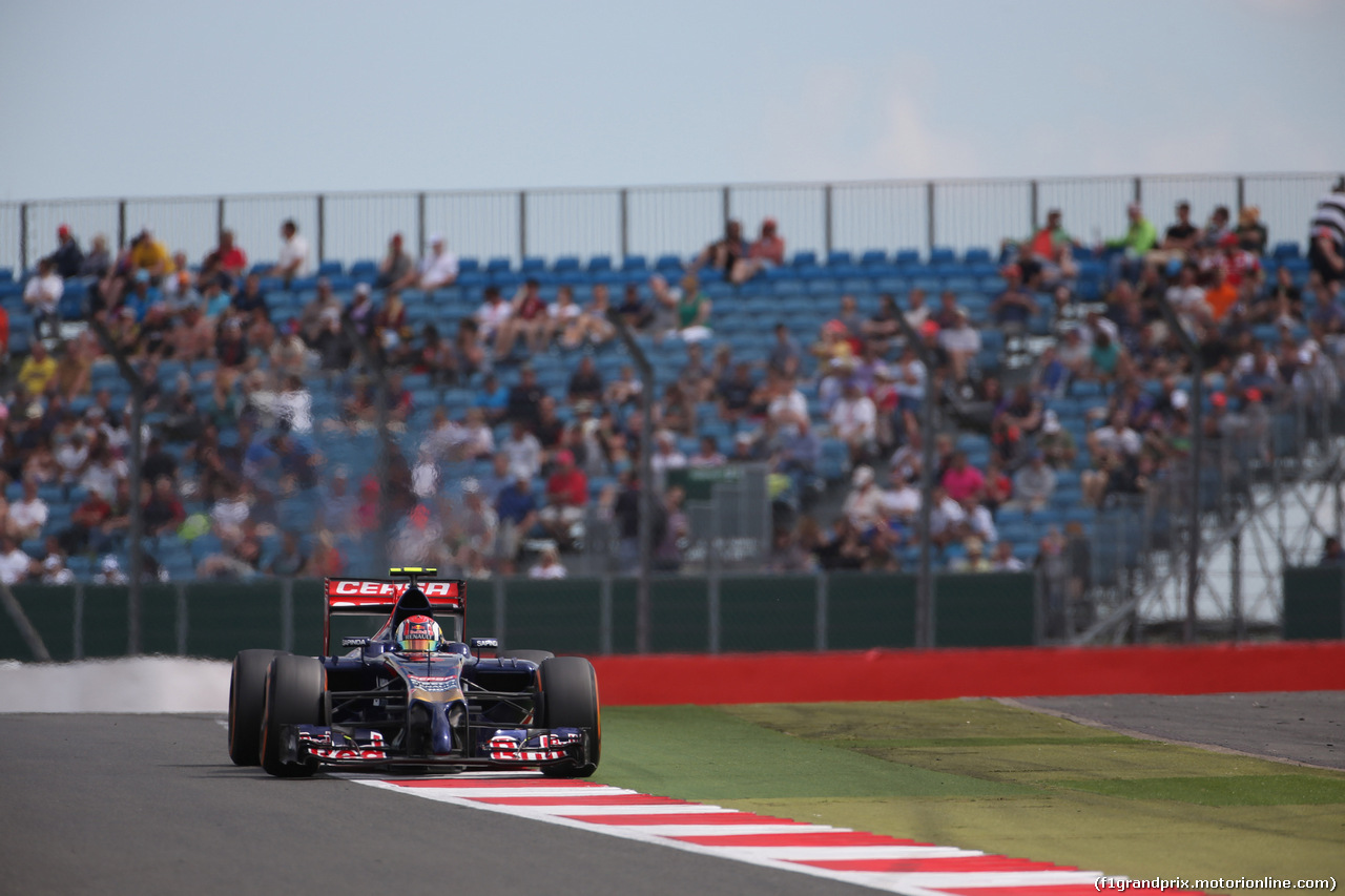 GP GRAN BRETAGNA, 04.07.2014 - Prove Libere 2, Daniil Kvyat (RUS) Scuderia Toro Rosso STR9