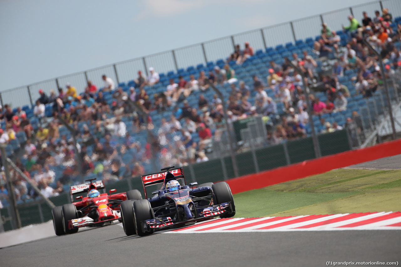 GP GRAN BRETAGNA, 04.07.2014 - Prove Libere 2, Jean-Eric Vergne (FRA) Scuderia Toro Rosso STR9