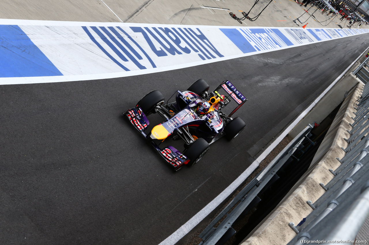 GP GRAN BRETAGNA, 04.07.2014 - Prove Libere 2, Daniel Ricciardo (AUS) Infiniti Red Bull Racing RB10