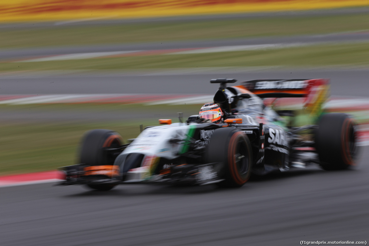 GP GRAN BRETAGNA, 04.07.2014 - Prove Libere 2, Nico Hulkenberg (GER) Sahara Force India VJM07