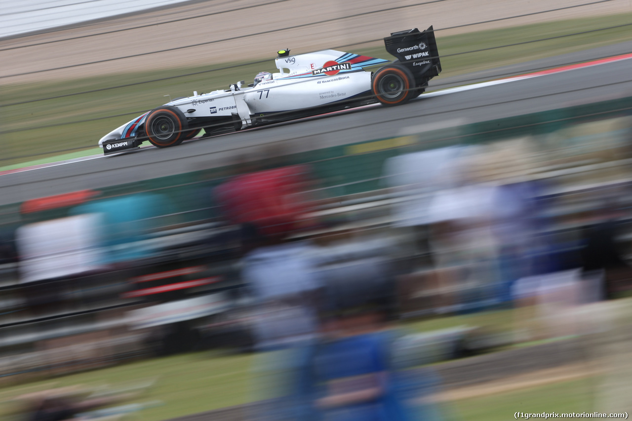 GP GRAN BRETAGNA, 04.07.2014 - Prove Libere 2, Valtteri Bottas (FIN) Williams F1 Team FW36