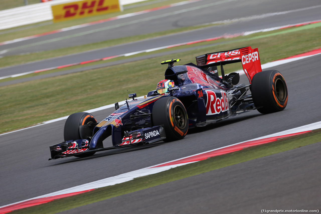 GP GRAN BRETAGNA, 04.07.2014 - Prove Libere 2, Daniil Kvyat (RUS) Scuderia Toro Rosso STR9