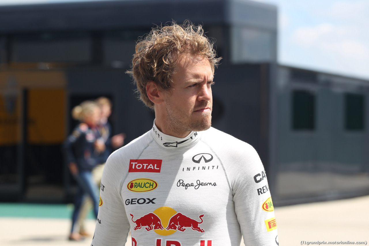 GP GRAN BRETAGNA, 04.07.2014 - Prove Libere 2, Sebastian Vettel (GER) Infiniti Red Bull Racing RB10