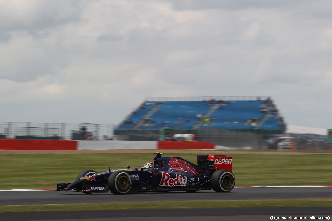 GP GRAN BRETAGNA, 04.07.2014 - Prove Libere 2, Daniil Kvyat (RUS) Scuderia Toro Rosso STR9