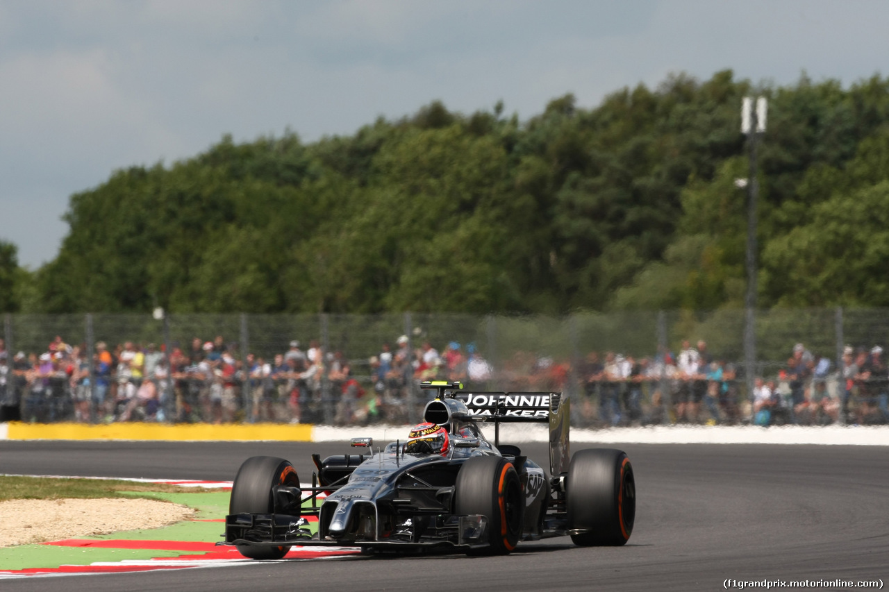 GP GRAN BRETAGNA, 04.07.2014 - Prove Libere 2, Kevin Magnussen (DEN) McLaren Mercedes MP4-29