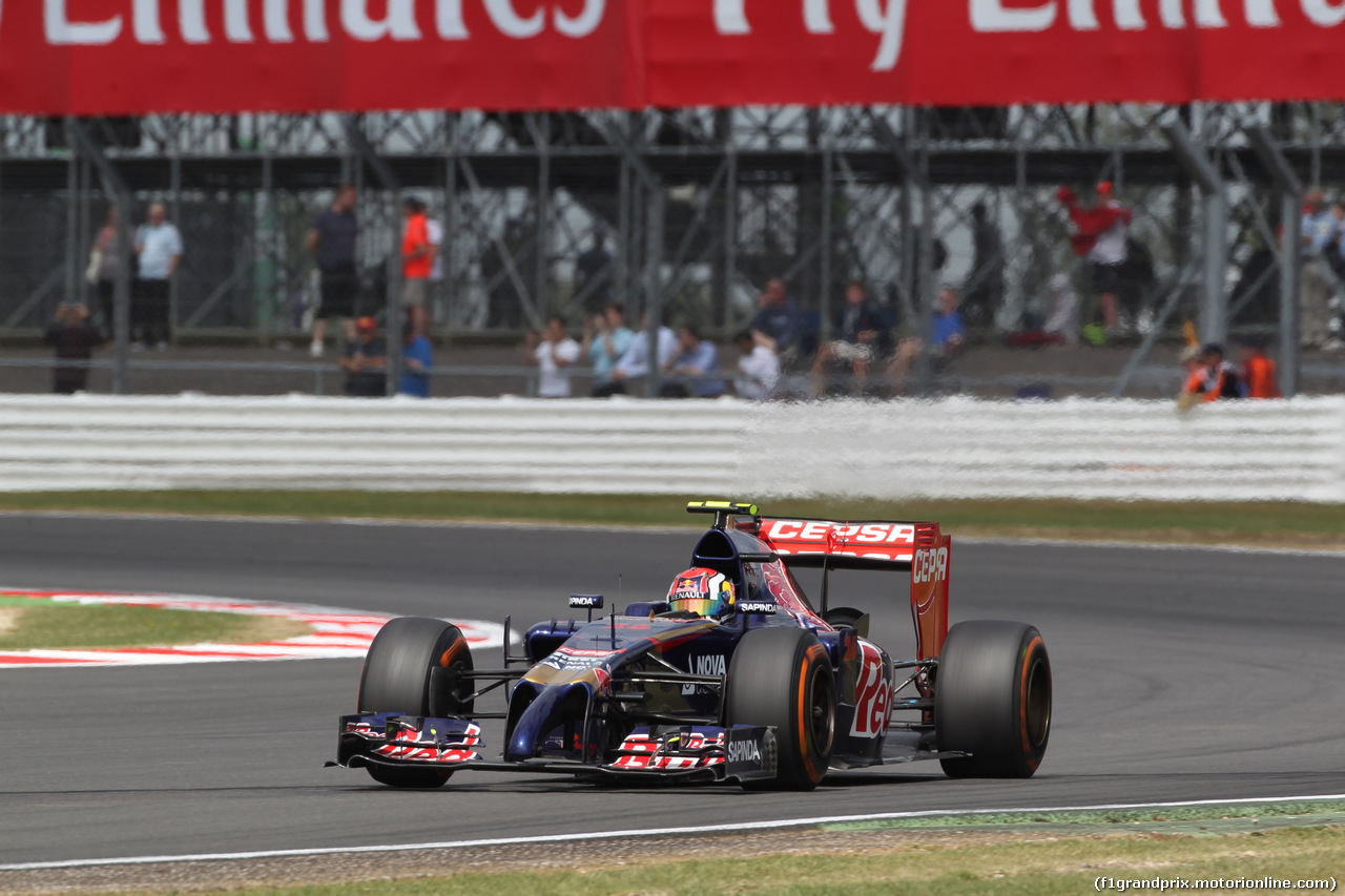GP GRAN BRETAGNA, 04.07.2014 - Prove Libere 2, Daniil Kvyat (RUS) Scuderia Toro Rosso STR9