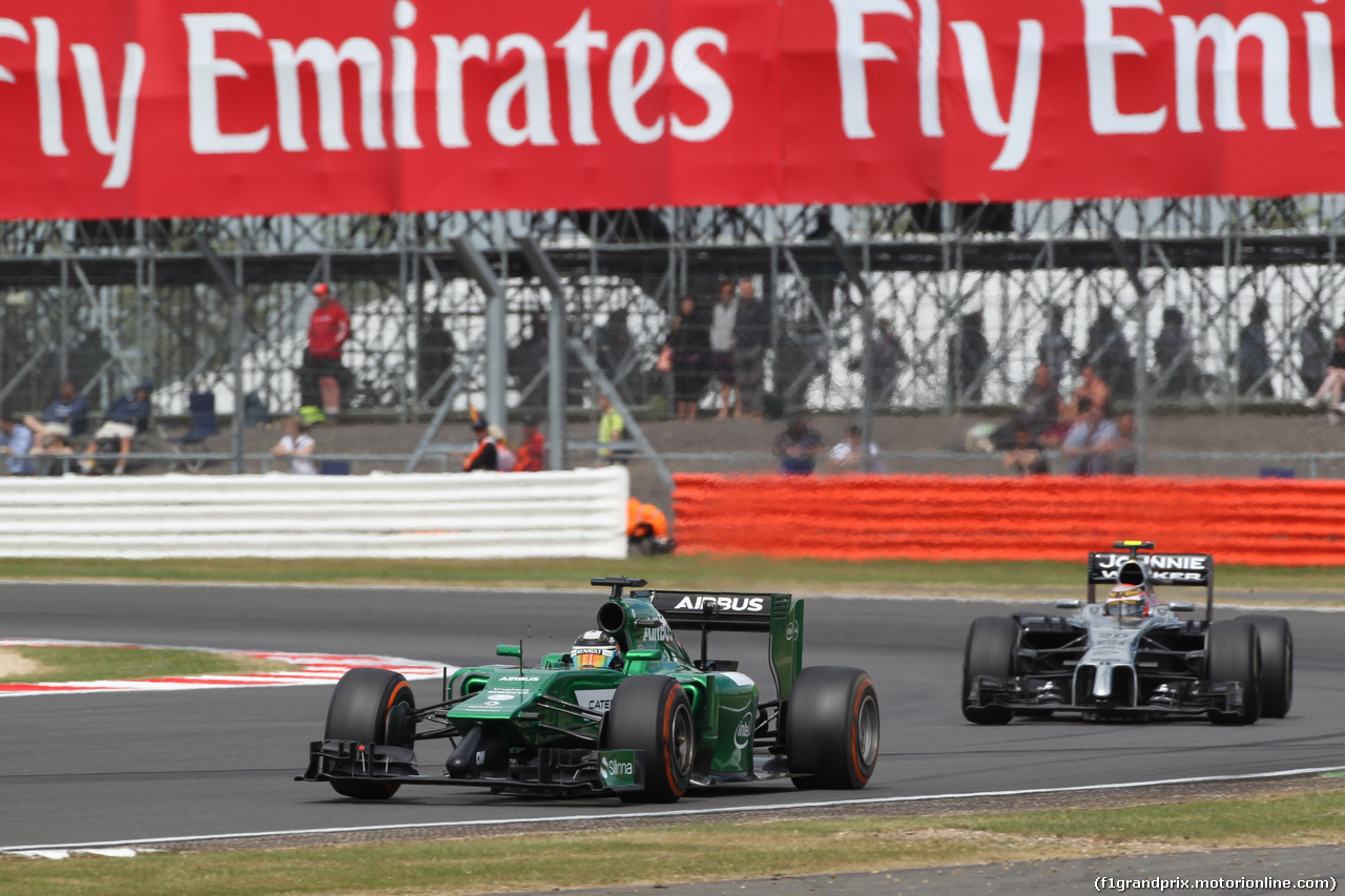 GP GRAN BRETAGNA, 04.07.2014 - Prove Libere 2, Kamui Kobayashi (JPN) Caterham F1 Team CT05