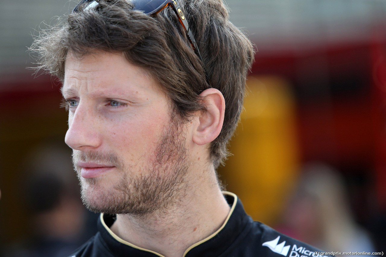 GP ITALIA, 07.09.2014- Romain Grosjean (FRA) Lotus F1 Team E22