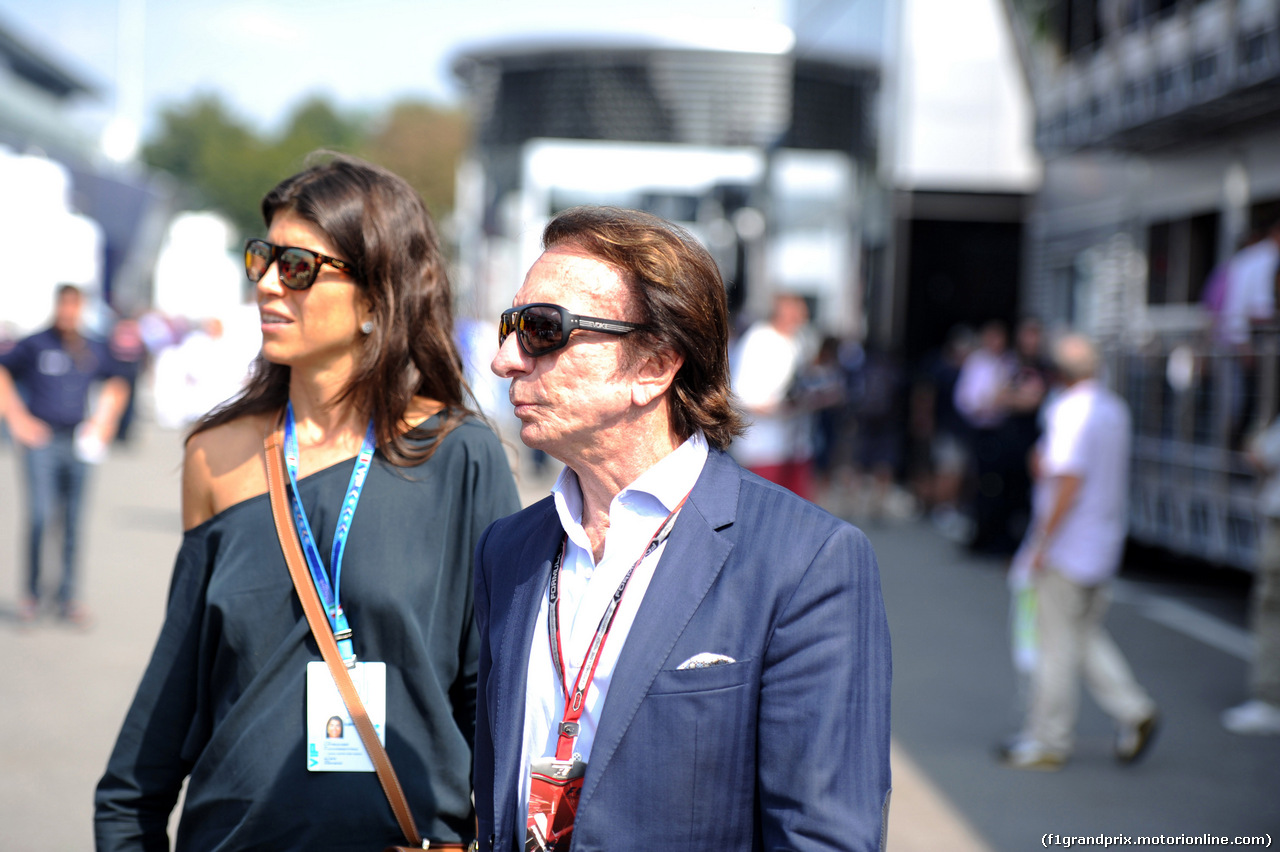 GP ITALIA, 07.09.2014 - Emerson Fittipaldi (BRA), Ex F1 Champion e sua moglie