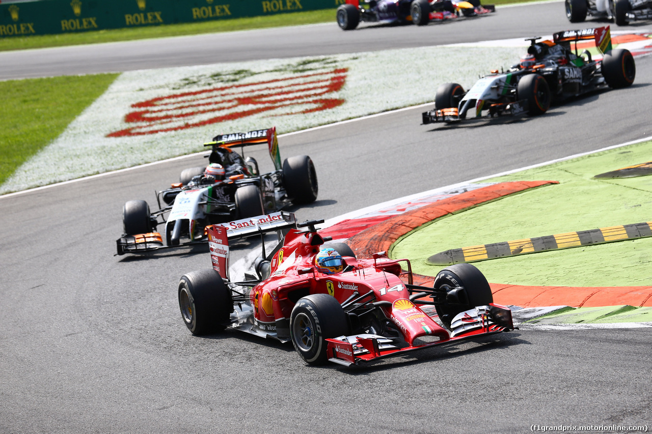 GP ITALIA, 07.09.2014 - Gara, Fernando Alonso (ESP) Ferrari F14-T