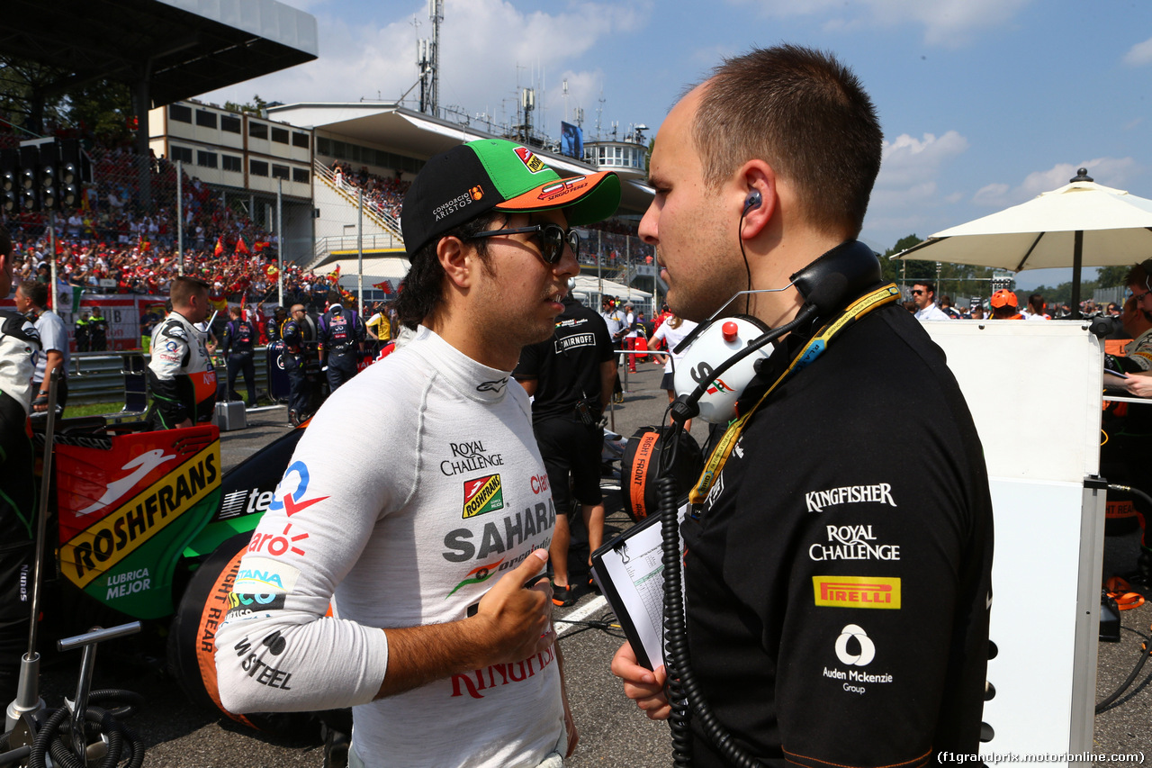 GP ITALIA, 07.09.2014 - Gara, Sergio Perez (MEX) Sahara Force India F1 VJM07