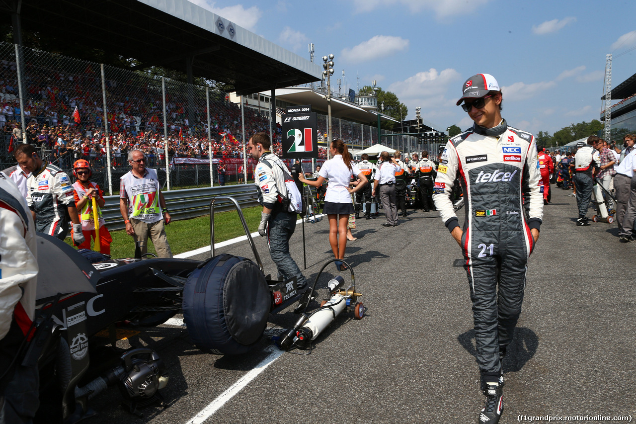 GP ITALIA, 07.09.2014 - Gara, Esteban Gutierrez (MEX), Sauber F1 Team C33