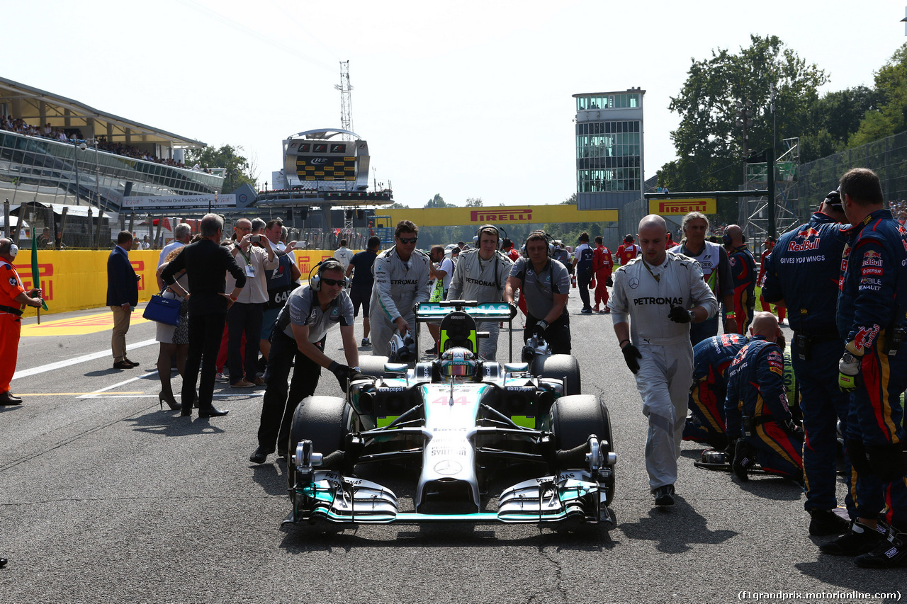 GP ITALIA, 07.09.2014 - Gara, Lewis Hamilton (GBR) Mercedes AMG F1 W05