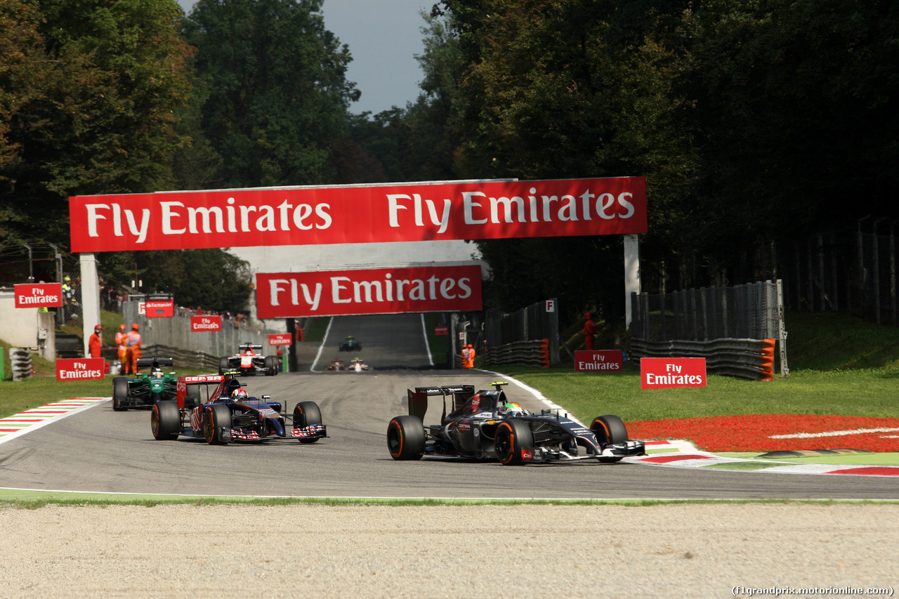 GP ITALIA, 07.09.2014 - Gara, Esteban Gutierrez (MEX), Sauber F1 Team C33