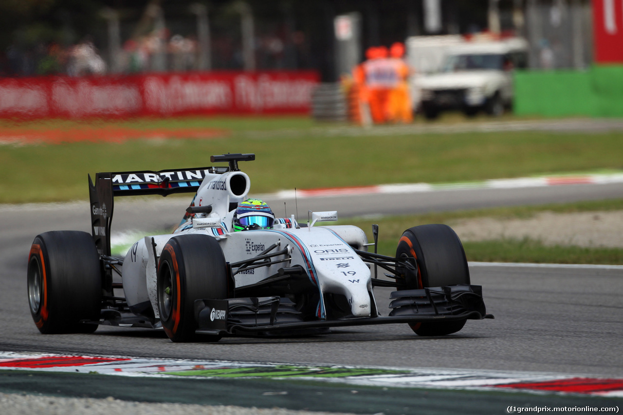 GP ITALIA, 07.09.2014 - Gara, Felipe Massa (BRA) Williams F1 Team FW36