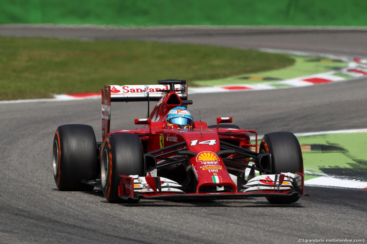 GP ITALIA, 07.09.2014 - Gara, Fernando Alonso (ESP) Ferrari F14-T