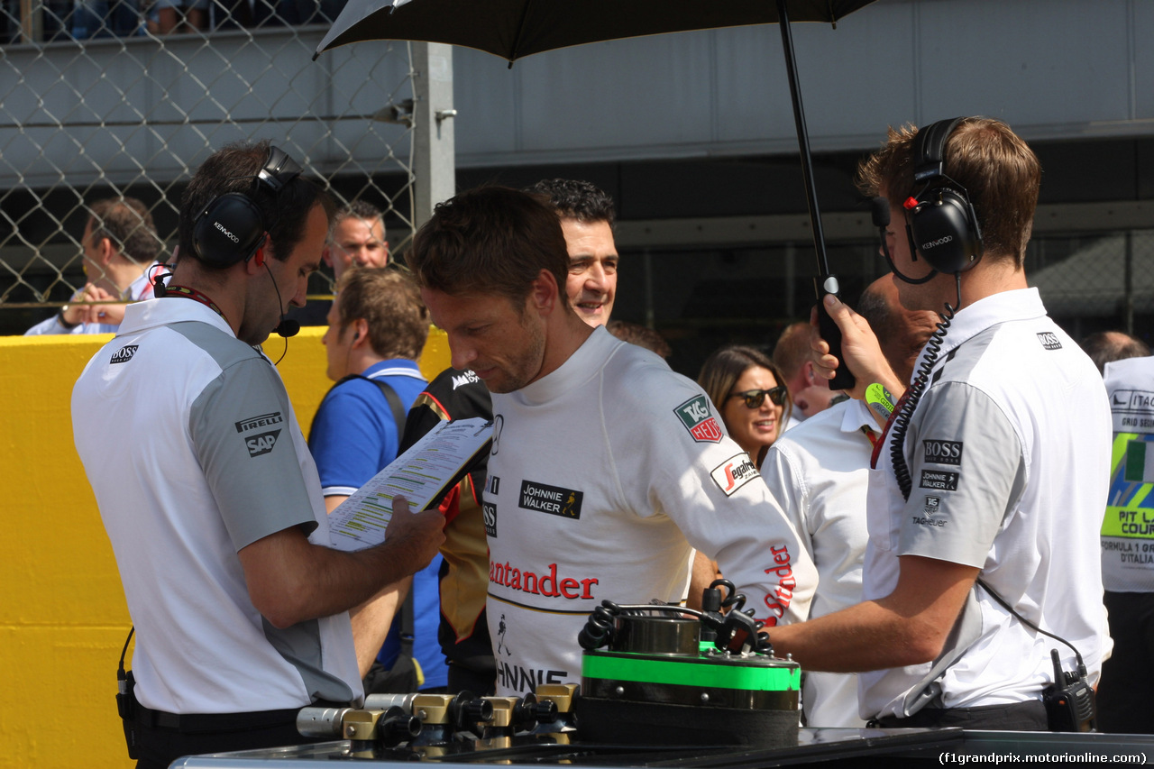 GP ITALIA, 07.09.2014 - Gara, Jenson Button (GBR) McLaren Mercedes MP4-29
