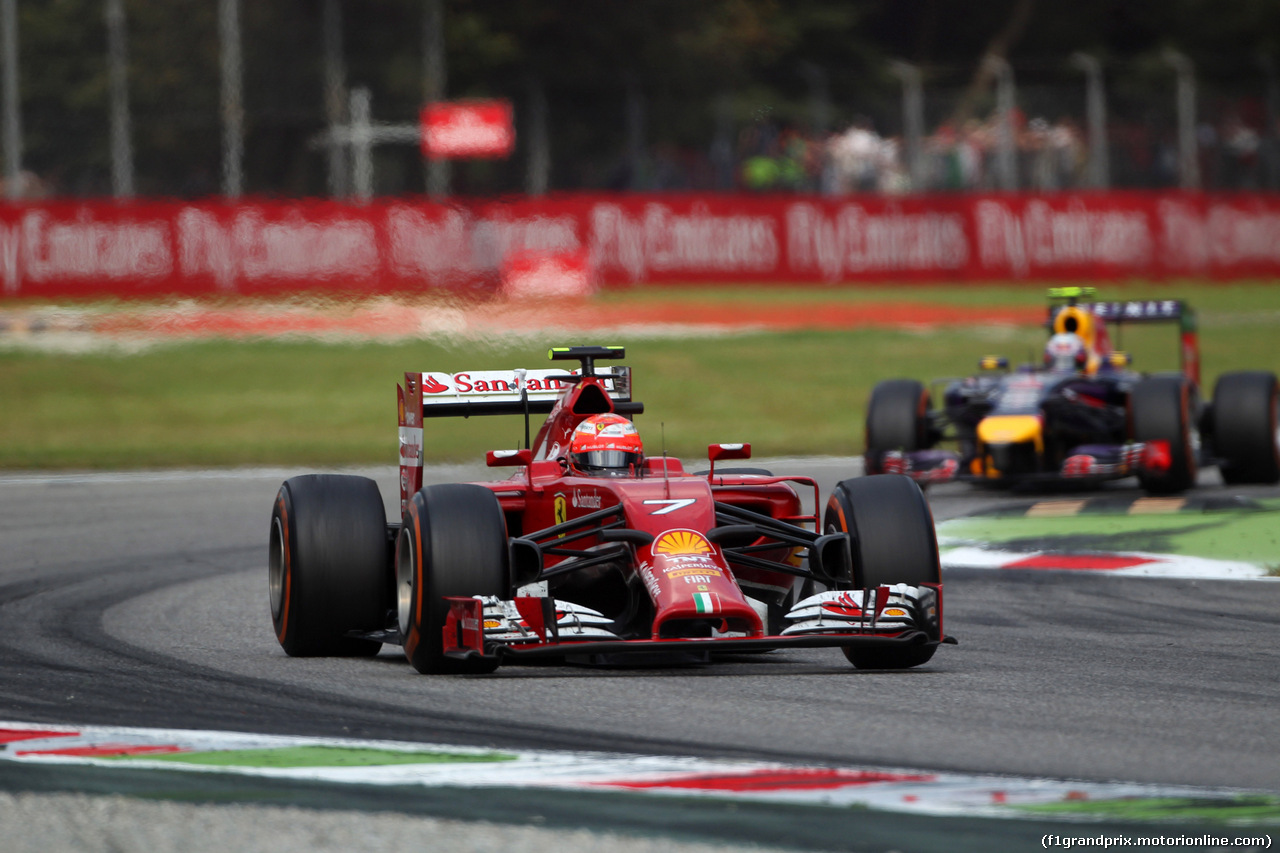 GP ITALIA, 07.09.2014 - Gara, Kimi Raikkonen (FIN) Ferrari F14-T