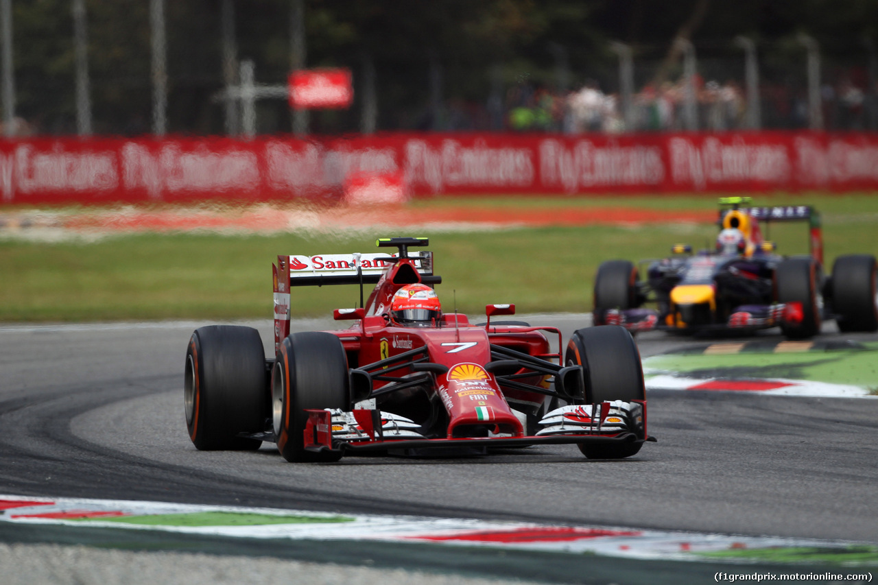 GP ITALIA, 07.09.2014 - Gara, Kimi Raikkonen (FIN) Ferrari F14-T
