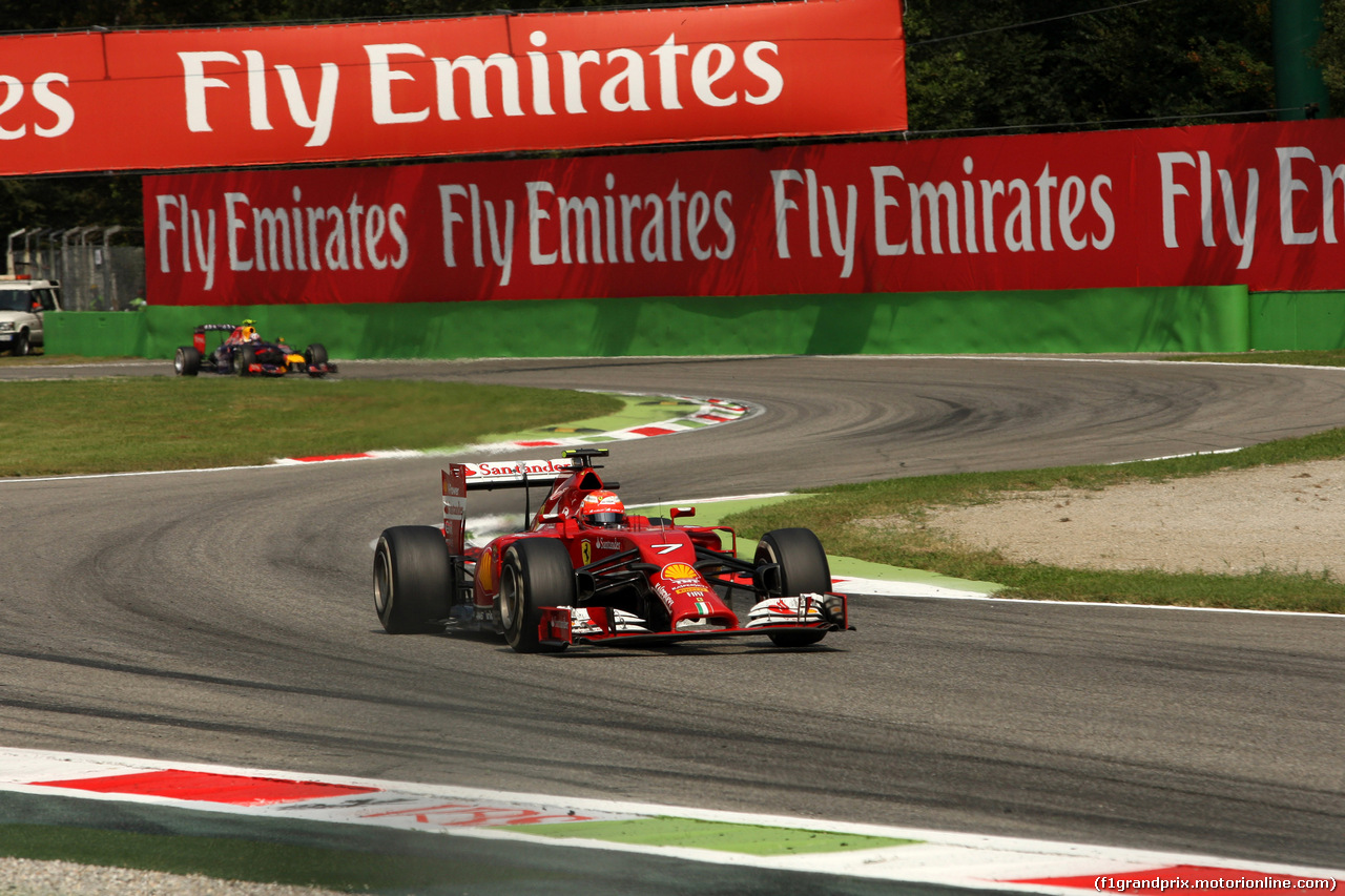 GP ITALIA, 07.09.2014 - Gara, Kimi Raikkonen (FIN) Ferrari F14-T