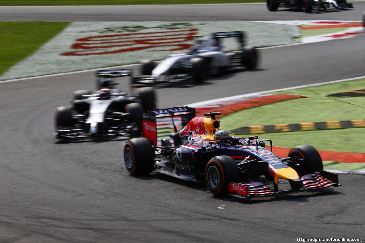 GP ITALIA, 07.09.2014 - Gara, Sebastian Vettel (GER) Red Bull Racing RB10