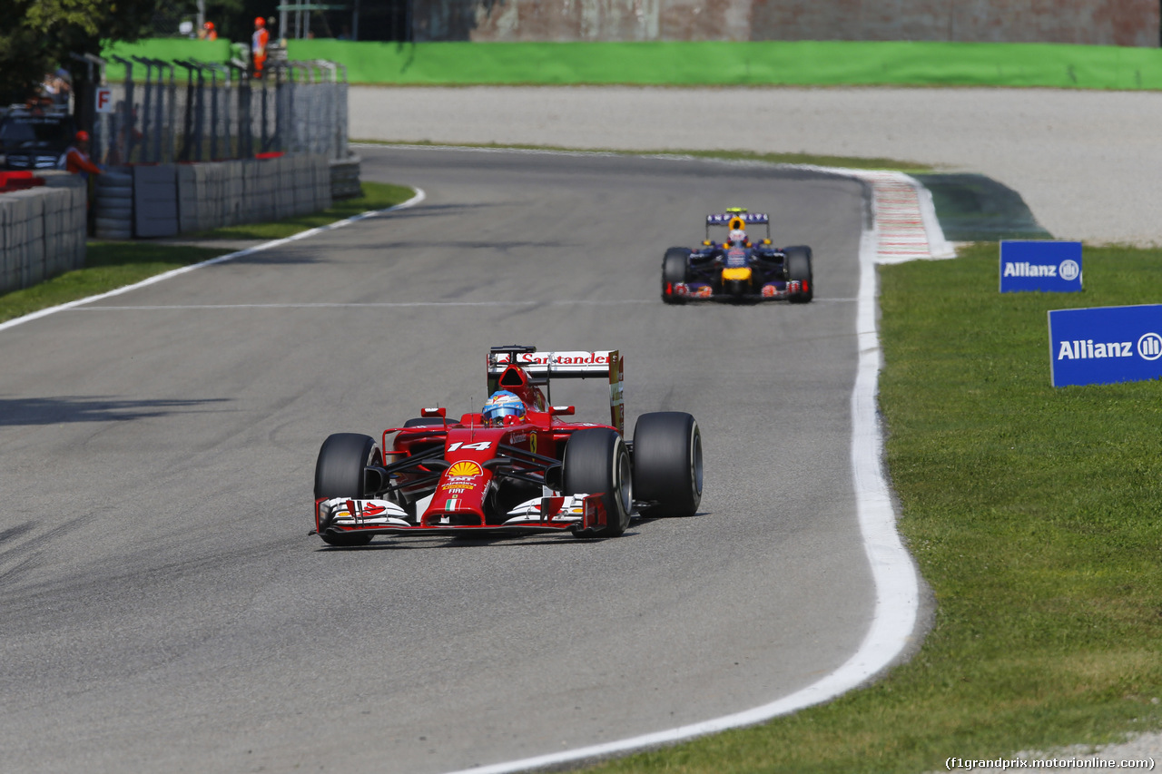 GP ITALIA, 07.09.2014 - Gara, Fernando Alonso (ESP) Ferrari F14-T