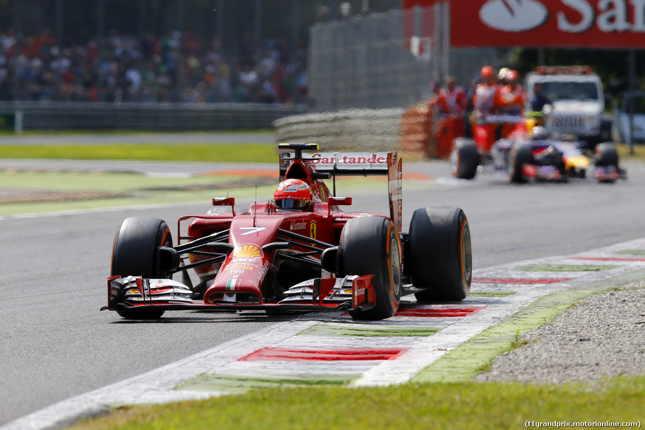 GP ITALIA, 07.09.2014 - Gara, Kimi Raikkonen (FIN) Ferrari F14-T