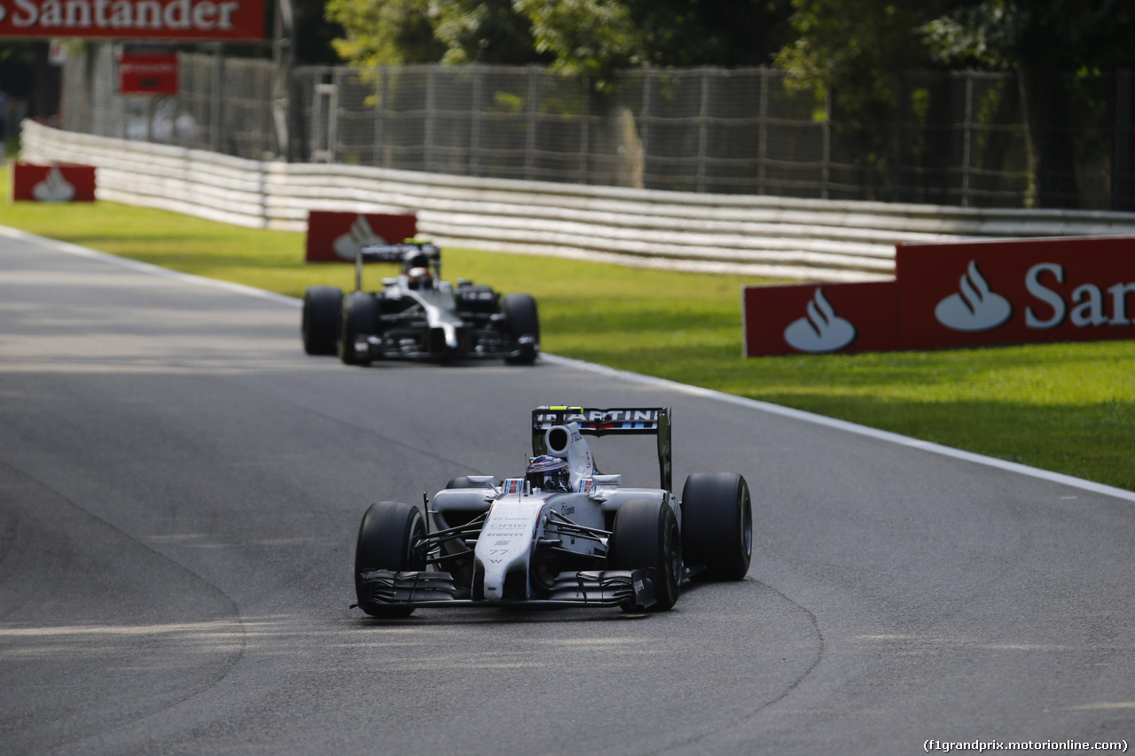 GP ITALIA, 07.09.2014 - Gara, Valtteri Bottas (FIN) Williams F1 Team FW36