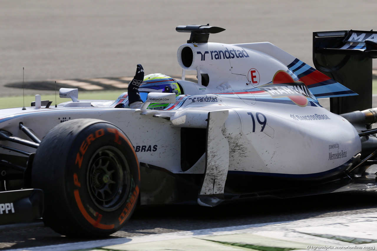 GP ITALIA, 07.09.2014 - Gara, terzo Felipe Massa (BRA) Williams F1 Team FW36
