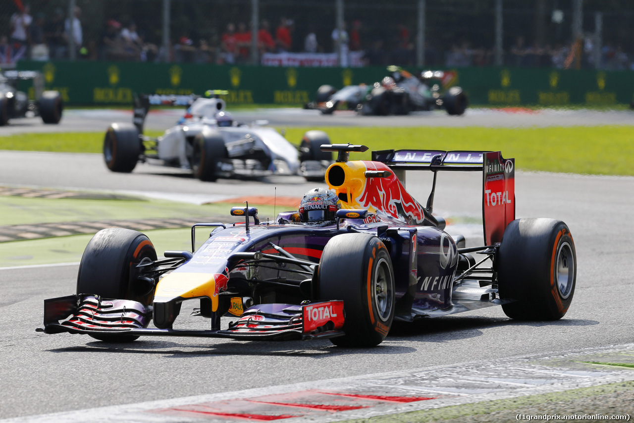 GP ITALIA, 07.09.2014 - Gara, Sebastian Vettel (GER) Red Bull Racing RB10