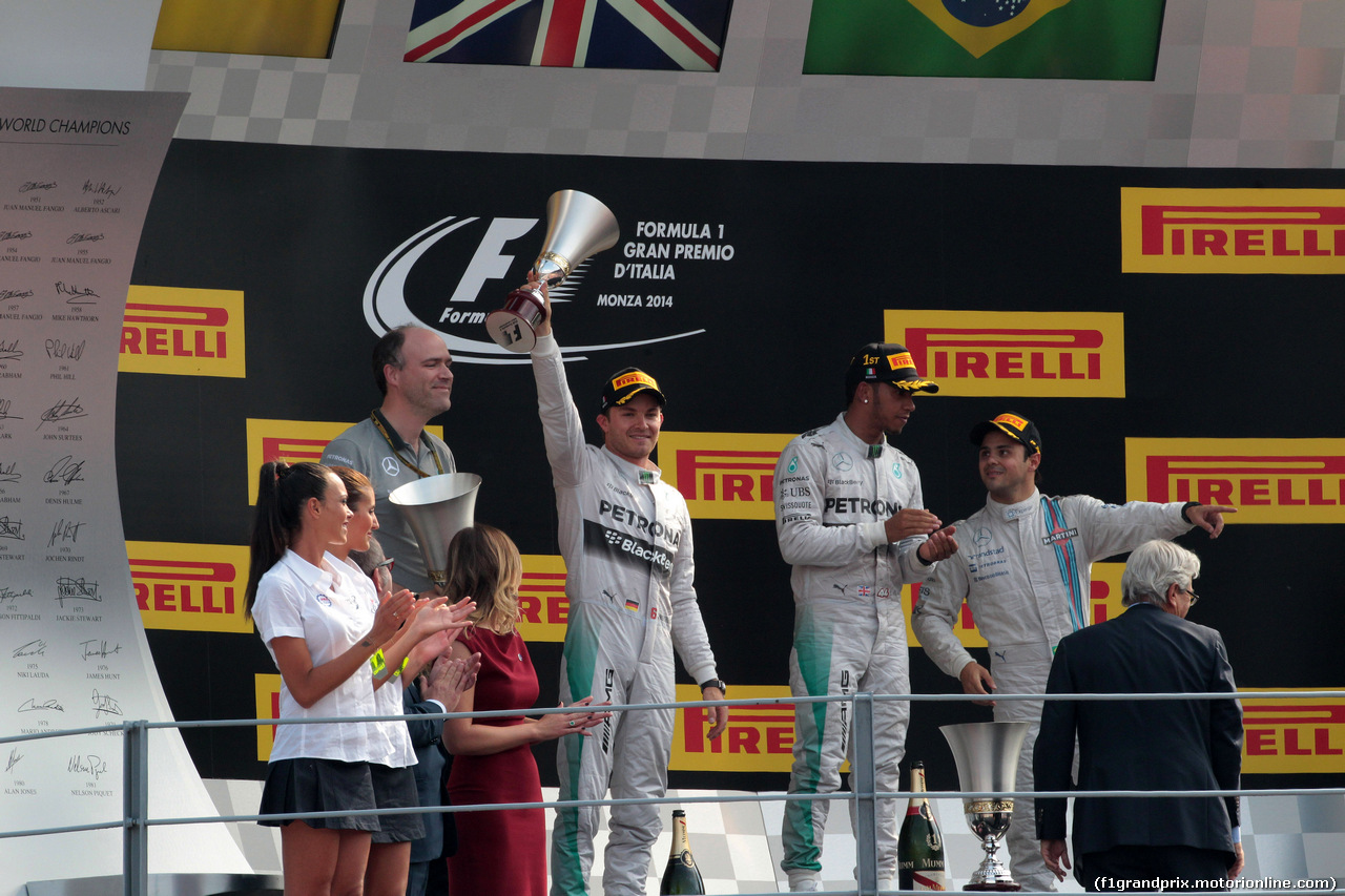 GP ITALIA, 07.09.2014 - Gara, secondo Nico Rosberg (GER) Mercedes AMG F1 W05