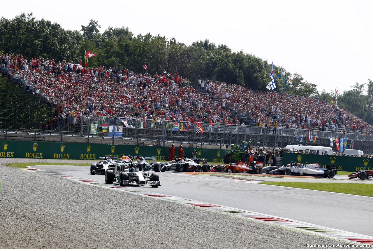 GP ITALIA, 07.09.2014 - Gara, Lewis Hamilton (GBR) Mercedes AMG F1 W05