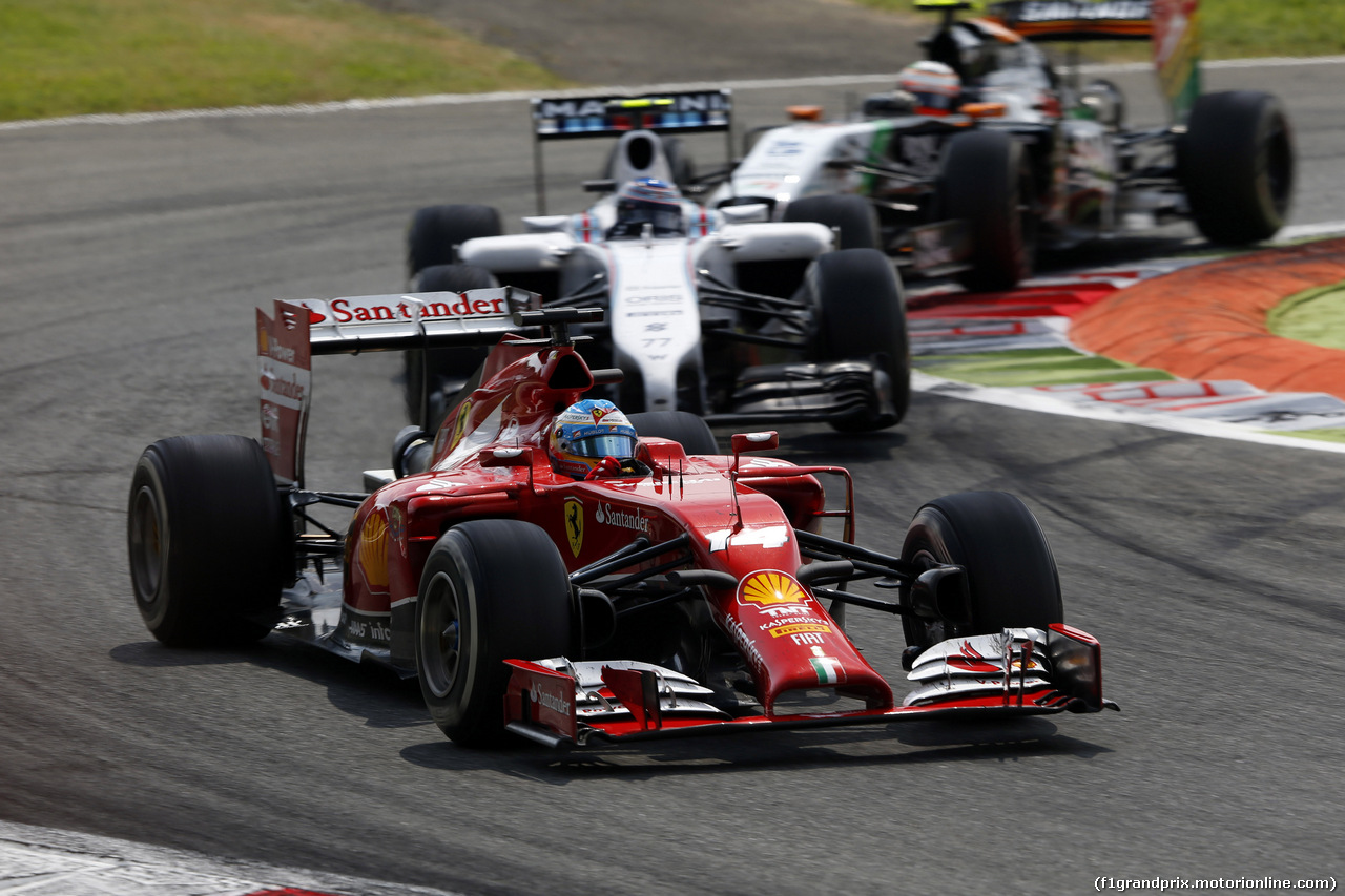 GP ITALIA, 07.09.2014 - Gara, Fernando Alonso (ESP) Ferrari F14-T