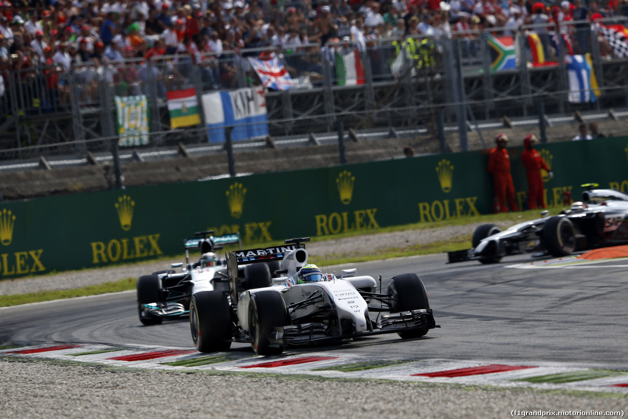 GP ITALIA, 07.09.2014 - Gara, Felipe Massa (BRA) Williams F1 Team FW36