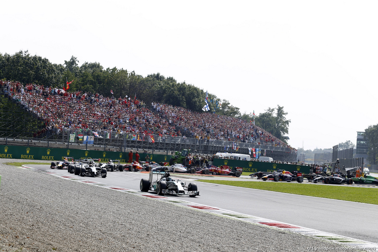 GP ITALIA, 07.09.2014 - Gara, Lewis Hamilton (GBR) Mercedes AMG F1 W05