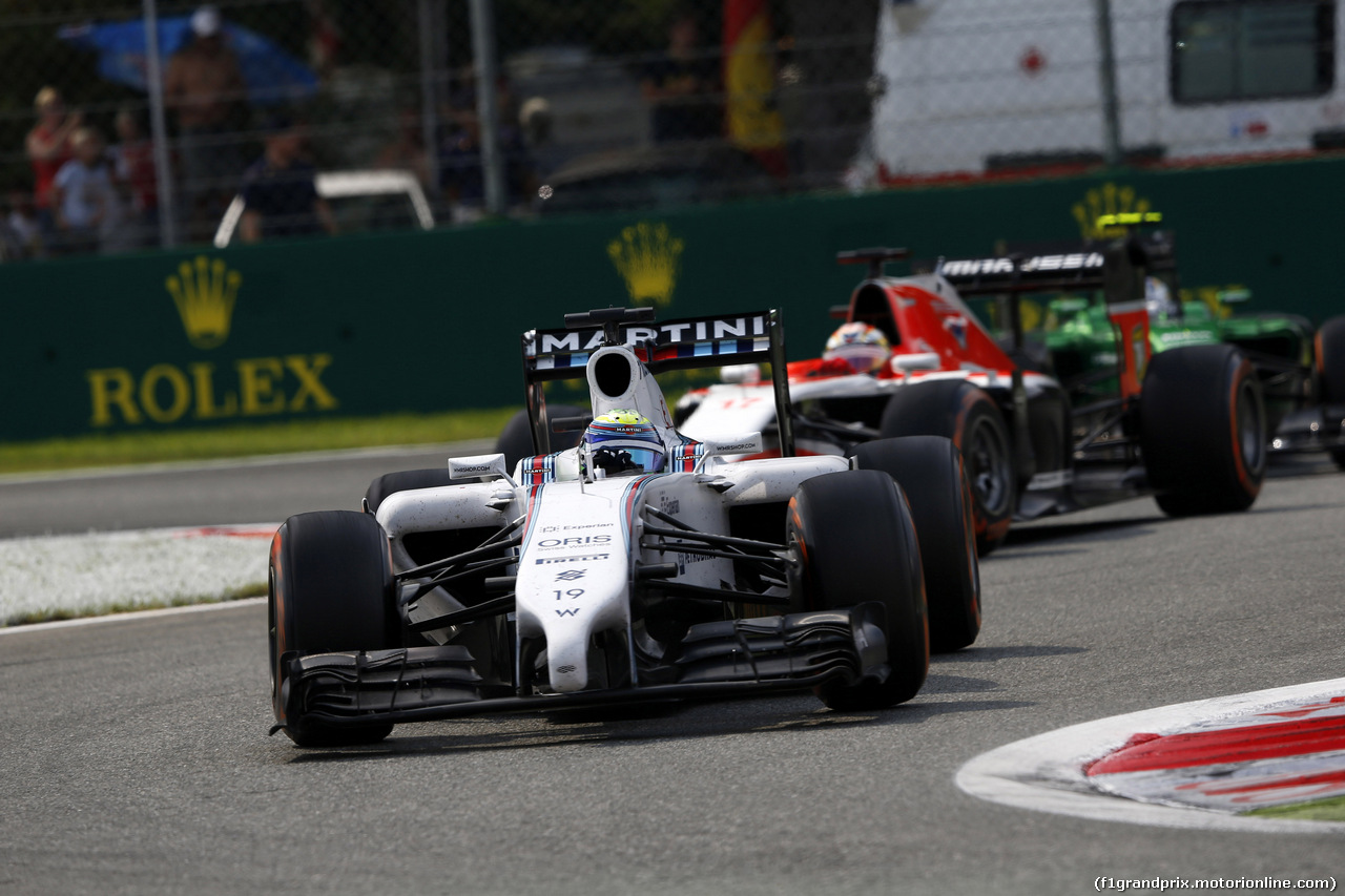 GP ITALIA, 07.09.2014 - Gara, Felipe Massa (BRA) Williams F1 Team FW36