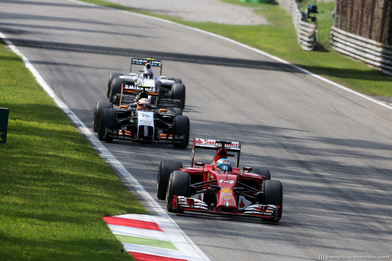 GP ITALIA, 07.09.2014 - Gara, Fernando Alonso (ESP) Ferrari F14-T