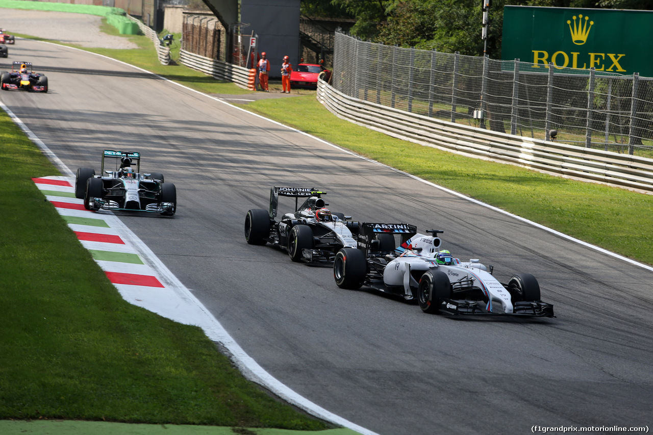 GP ITALIA, 07.09.2014 - Gara, Felipe Massa (BRA) Williams F1 Team FW36