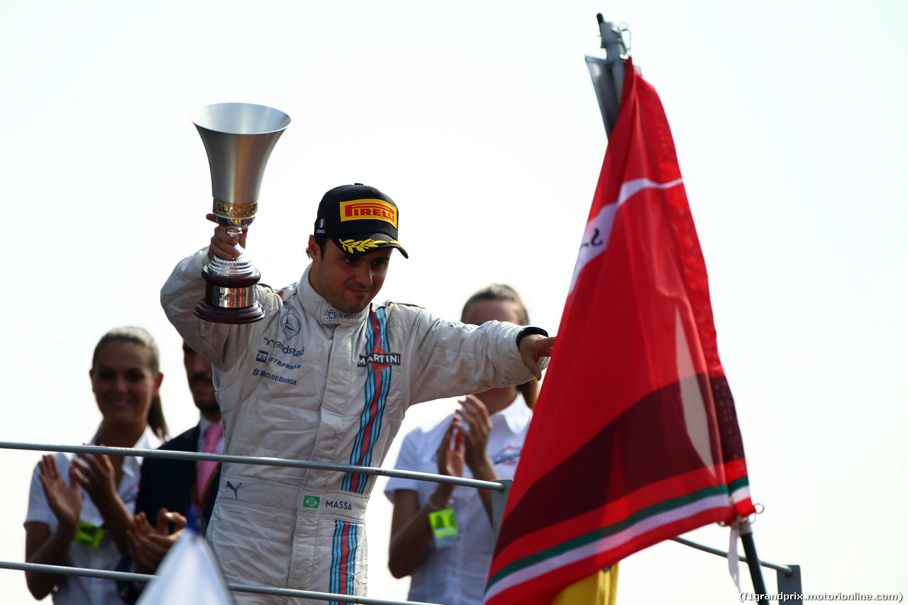 GP ITALIA, 07.09.2014 - Gara, terzo Felipe Massa (BRA) Williams F1 Team FW36
