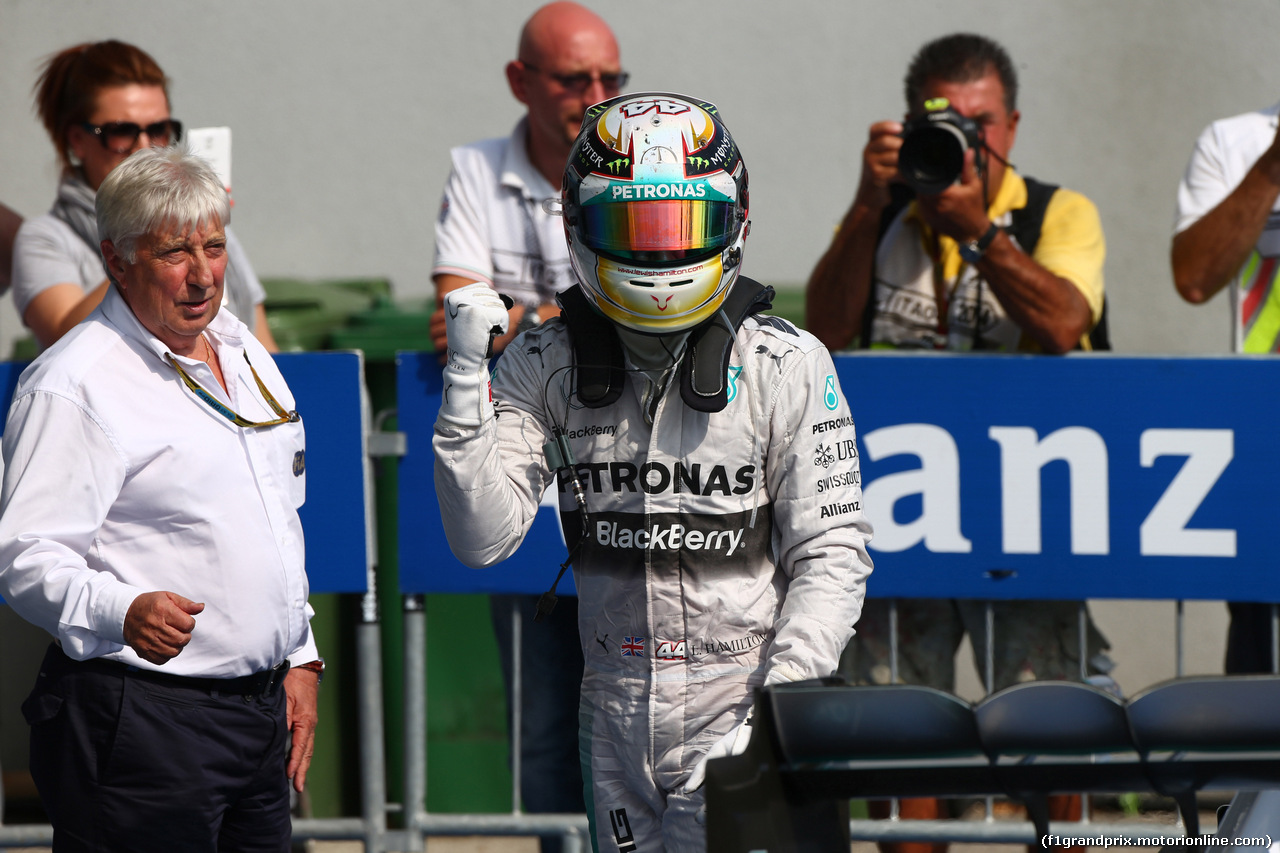 GP ITALIA, 07.09.2014 - Gara, Lewis Hamilton (GBR) Mercedes AMG F1 W05 vincitore