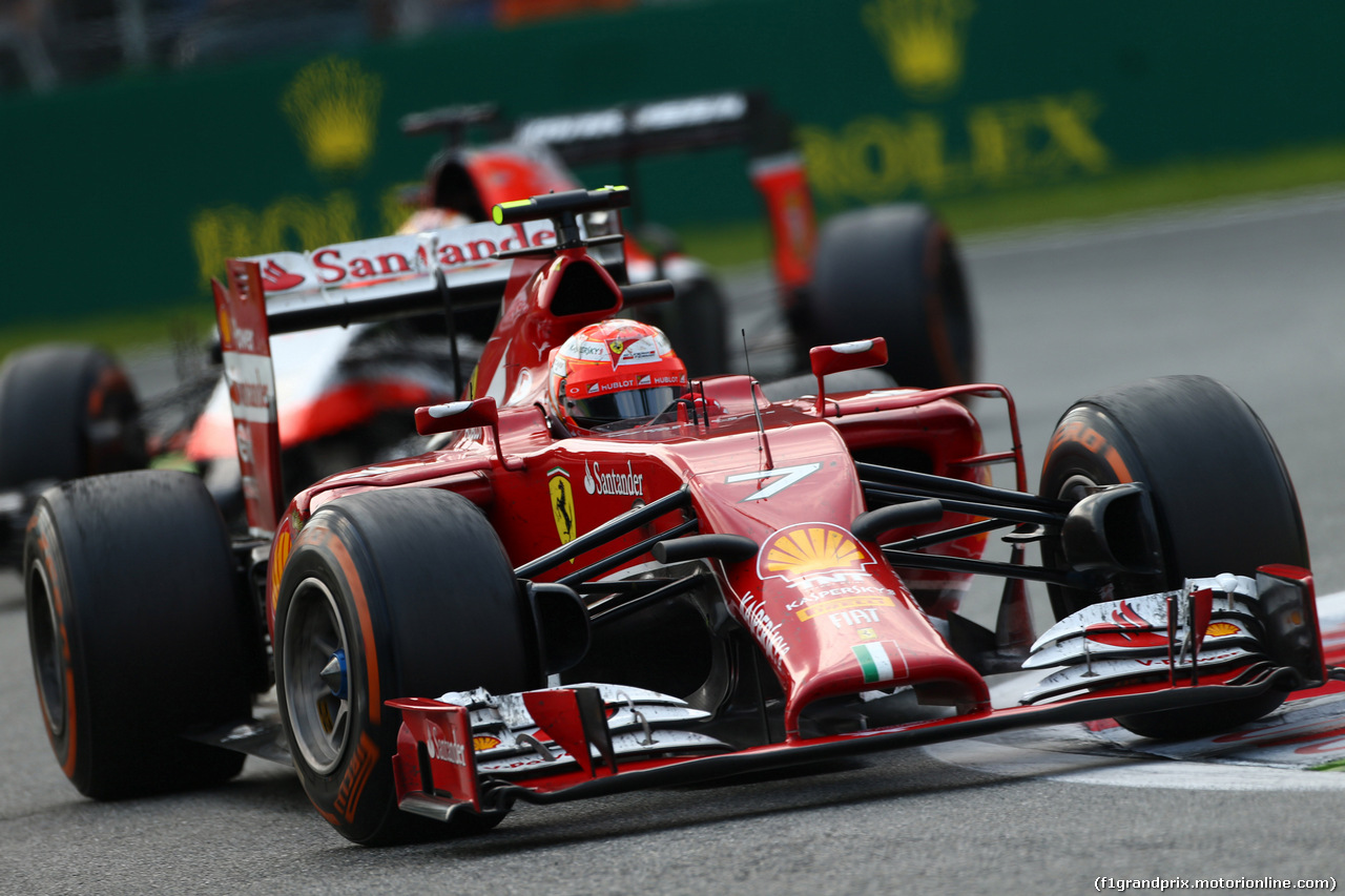 GP ITALIA, 07.09.2014 - Gara, Kimi Raikkonen (FIN) Ferrari F14-T