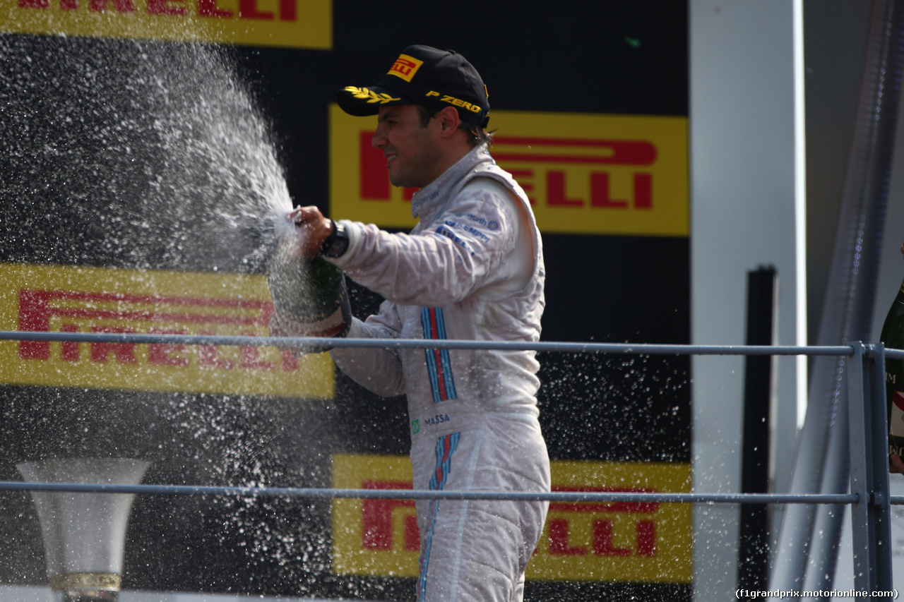 GP ITALIA, 07.09.2014 - Gara, terzo Felipe Massa (BRA) Williams F1 Team FW36