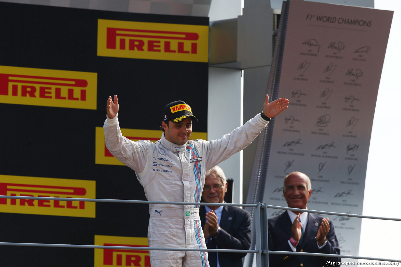 GP ITALIA, 07.09.2014 - Gara, terzo Felipe Massa (BRA) Williams F1 Team FW36