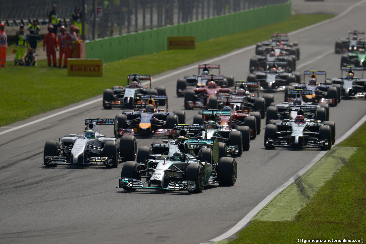 GP ITALIA, 07.09.2014 - Gara, Start of the race