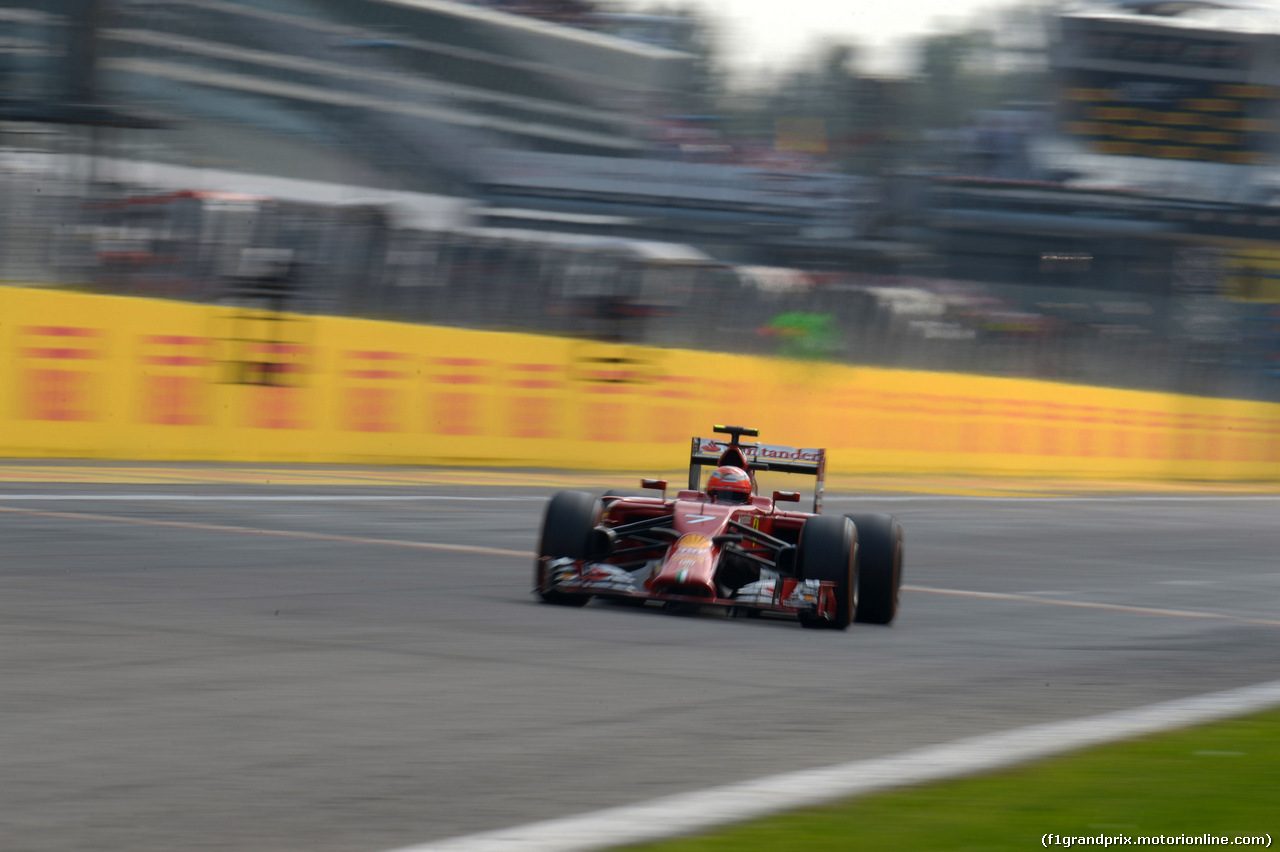 GP ITALIA, 07.09.2014 - Gara, Kimi Raikkonen (FIN) Ferrari F14-T