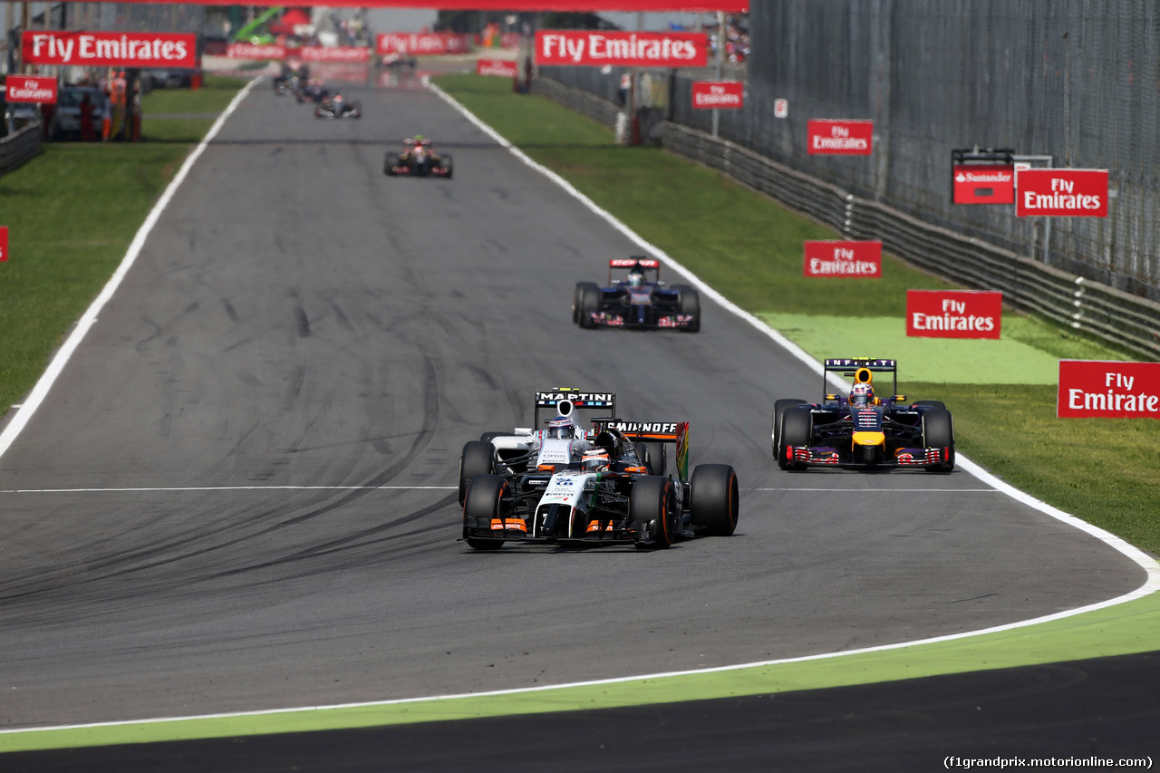 GP ITALIA, 07.09.2014 - Gara, Nico Hulkenberg (GER) Sahara Force India F1 VJM07